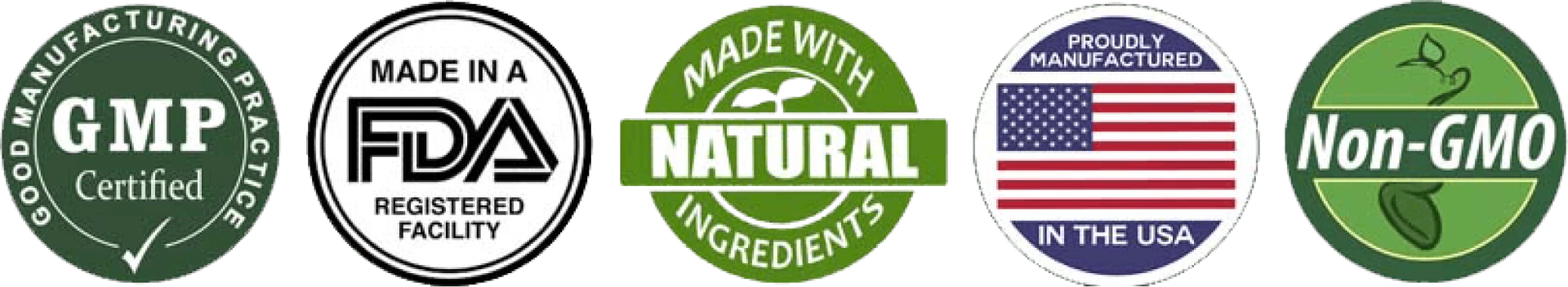 Quality badges displayed on GlycoMute product materials